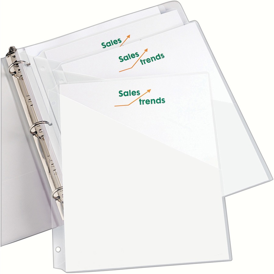 500 Sheet Protectors, Heavy Duty 8.5 X 11 Inch Clear Page Protectors for 3  Ring Binder, 70 Micron Plastic Sheet Sleeves, Durable Top Loading Paper