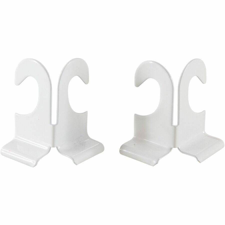 Baumgartens Suspended Ceiling Hooks - 30 lb (13.61 kg) Capacity - 2" Size - for Plant - White - 2 / Pack