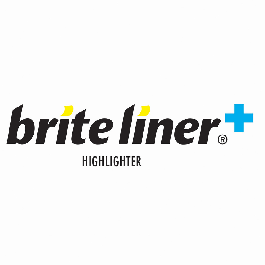 BIC Brite Liner Highlighters - Chisel Marker Point Style - Fluorescent Green Water Based Ink - 1 Dozen