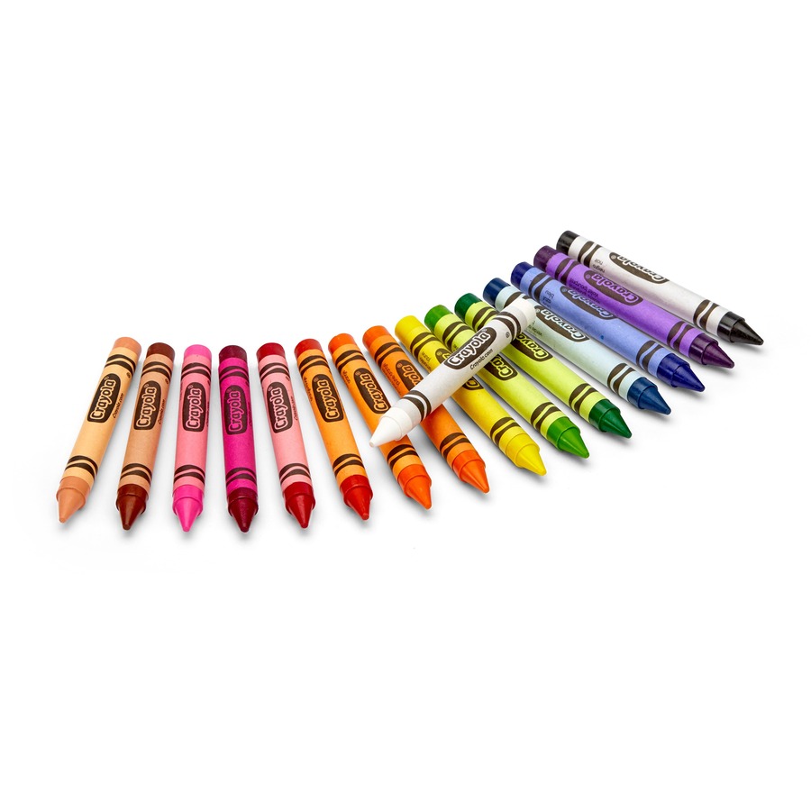 Crayola Large Crayon & Washable Marker Classpack - Red, Yellow, Green,  Blue, Orange, Violet, Brown, Black Ink - Red, Yellow, Green, Blue, Orange,  Violet, Brown, Black Wax - 1 Box - ICC Business Products
