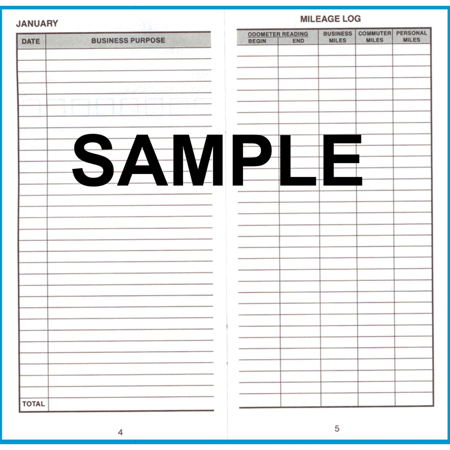 Dome Auto Mileage Log - 32 Sheet(s) - 3.25" x 6.25" Sheet Size - Gray - White Sheet(s) - Gray Print Color - Recycled - 1 Each