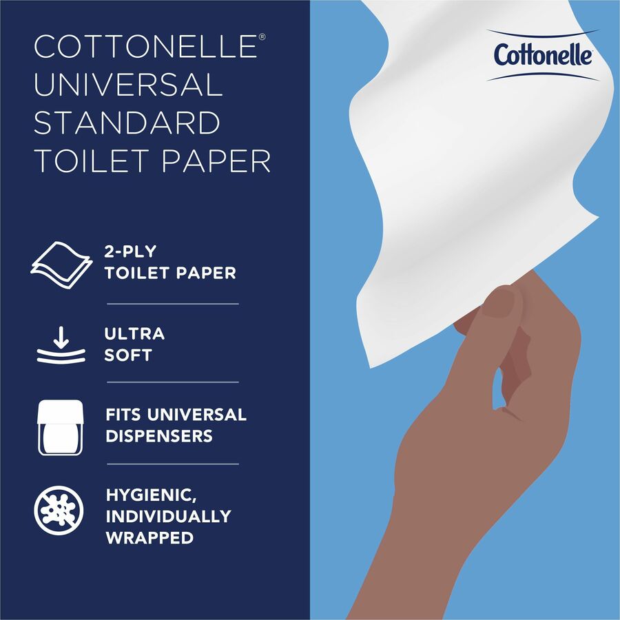 Cottonelle Two-Ply Bathroom Tissue, 451 Sheets-roll, 20 Rolls-carton