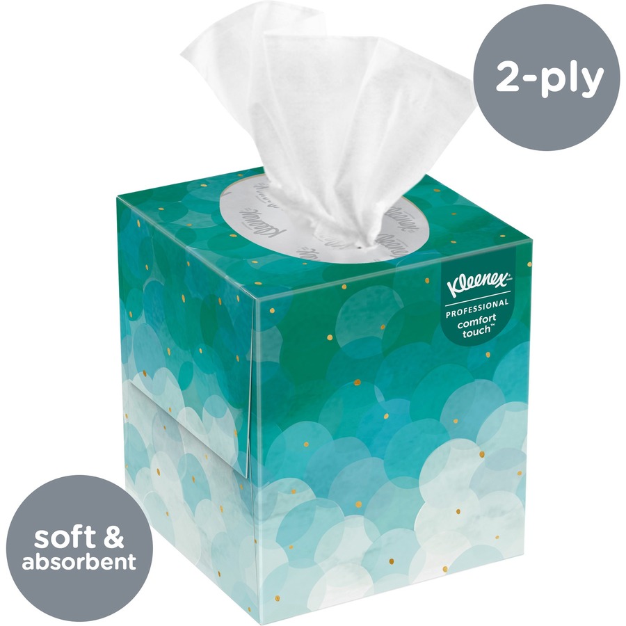 Kleenex Upright Box Facial Tissue - 8.4" x 8.6" - White - 95 Per Box - 95 / Box - Facial Tissues - KCC21270BX