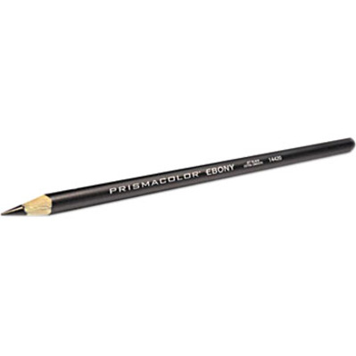 Prismacolor Sanford Design Ebony Pencils 14420 Jet Black Extra Smooth 2  Boxes