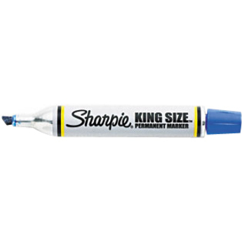 Sharpie King-Size Black Permanent Markers (Chisel Point) - 1 Dozen (15001)