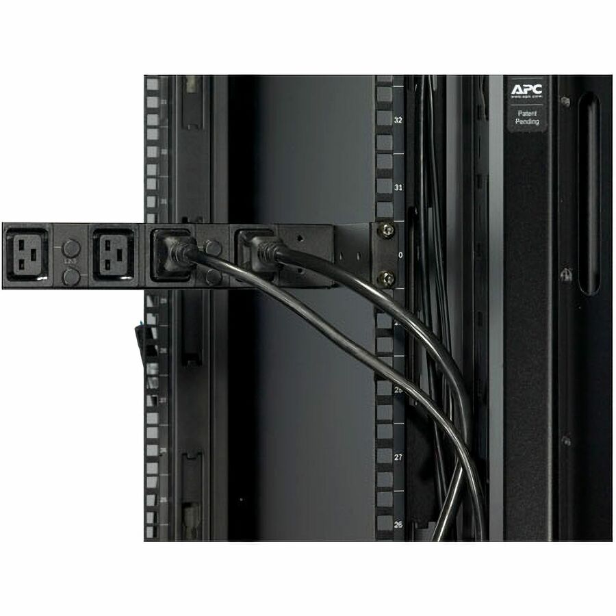 APC NetShelter Basic Rack PDU, 1U, 14.4kW, 208V, 6 C19 outlet