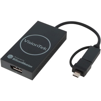 VisionTek Products, LLC VT80 USB 3.0 to  Display Port Adapter, Black