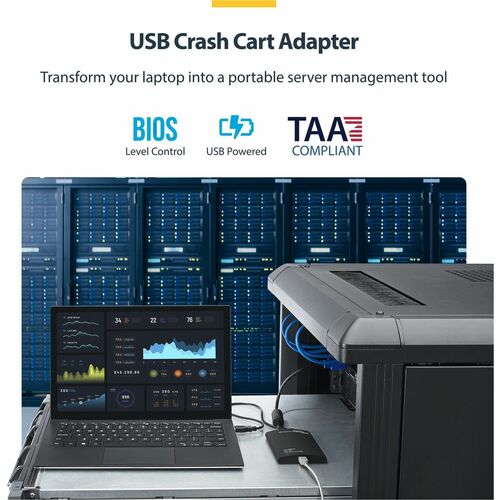 StarTech.com KVM-USB Portable Laptop Crash Cart Adapter, KVM