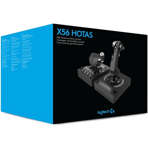 Logitech X56 H.O.T.A.S. RGB Throttle and Stick Simulation
