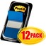 Post-it® Blue Flag Value Pack, 1" x 1.75", 50 Flags/Dispenser, 12 Dispensers/BX Thumbnail 3