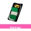 Post-it® Green Flag Value Pack, 1" x 1.75", 50 Flags/Dispenser, 12 Dispensers/BX Thumbnail 1