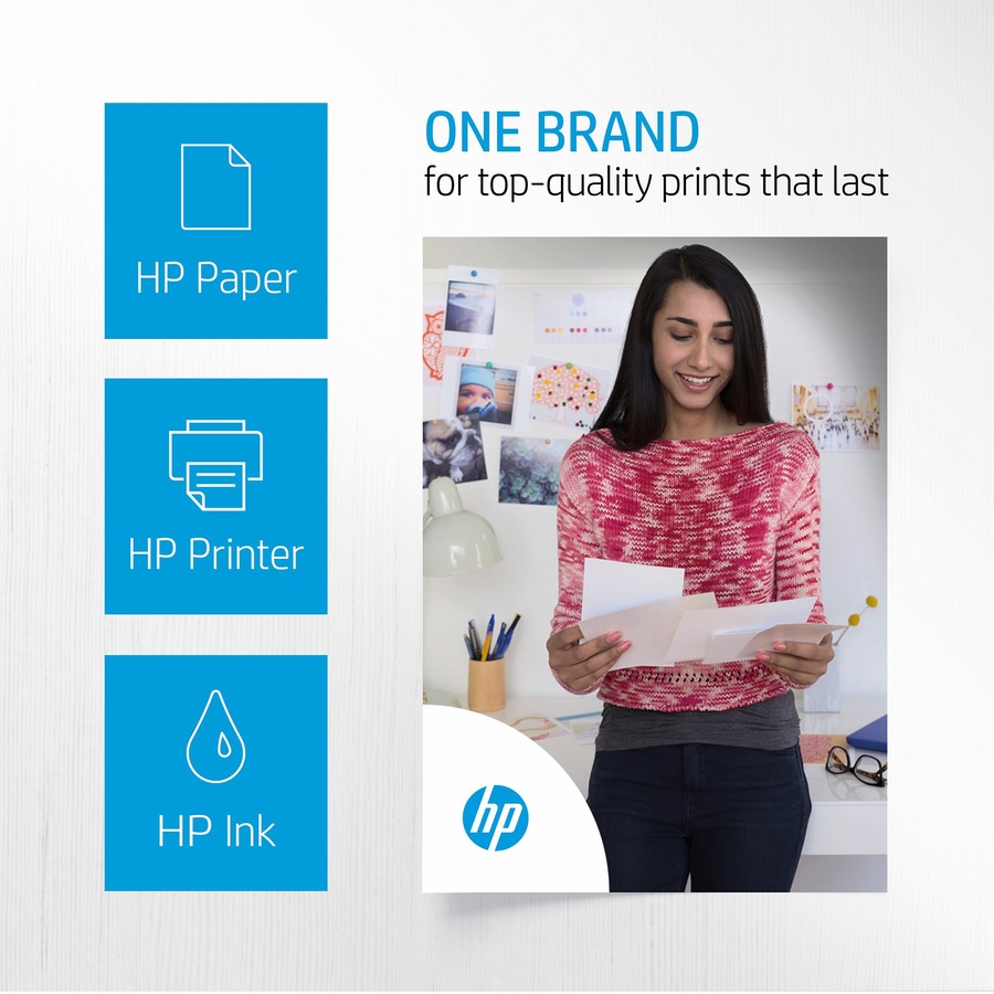 HP Papers BrightWhite24 Office Paper - White