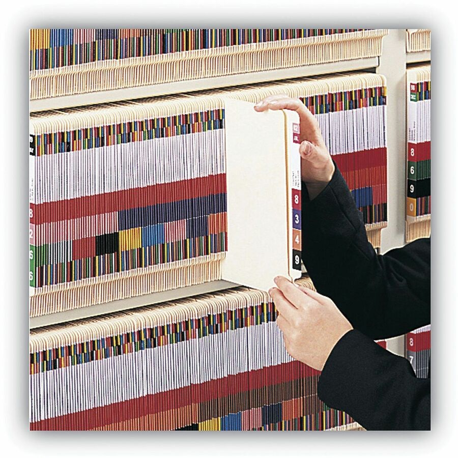 Smead Smartstrip Labeling System ColorBar Refill Labels - 7 1/2" Width x 1 1/2" Length - Inkjet