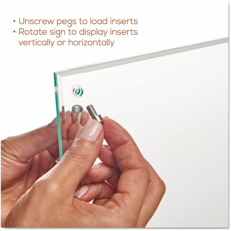 Deflecto - Porte-affiche à bord biseaut&eacute; Superior Image