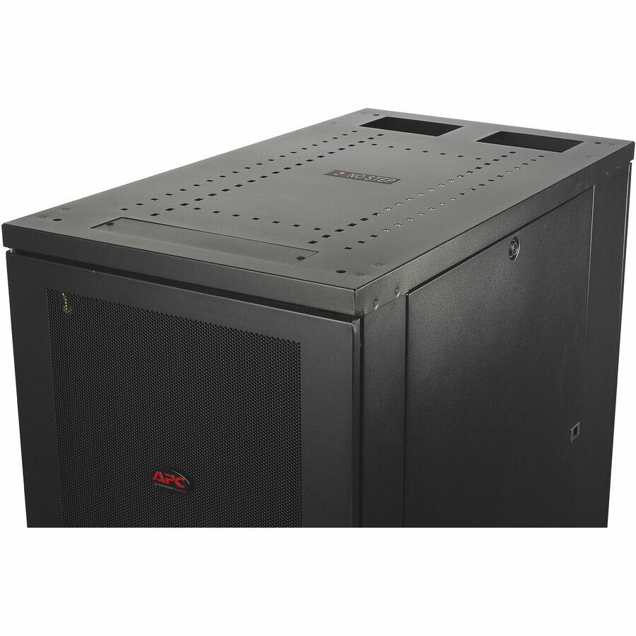 NetShelter SV 48U 600mm Wide x 1200mm Deep Enclosure with Sides Black
