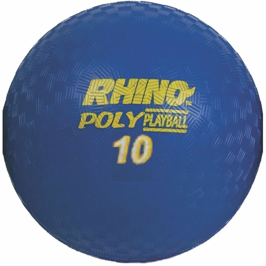 Champion Sports Poly Playground Ball Set - 10" - Red, Orange, Yellow, Green, Blue, Purple - 6 / Set