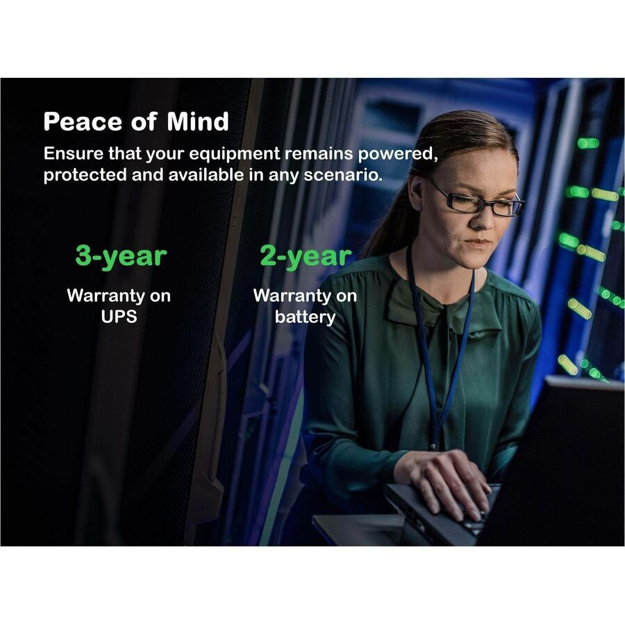 APC Smart-UPS On-Line, 3kVA, Rackmount 2U, 208V, 2x L6-20R+1x L6-30R NEMA outlets, Network Card, Extended runtime, W/ rail kit