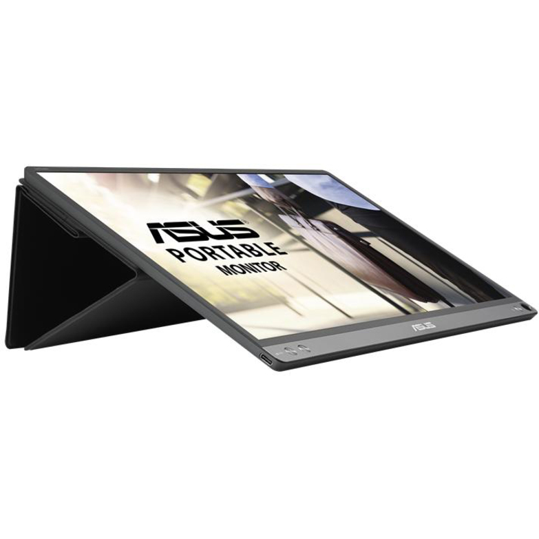 Asus ZenScreen MB16AC 16" Class Full HD LCD Monitor - 16:9 - Dark Gray, Black