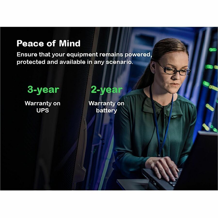 APC Smart-UPS On-Line, 1500VA, Rackmount 2U, 120V, 6x NEMA 5-15R outlets, SmartSlot, Extended runtime, W/ rail kit