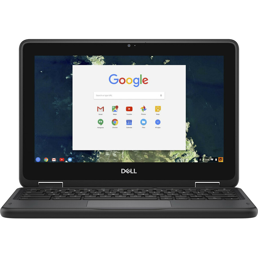 Dell Chromebook 5000 11 5190 11.6" Touchscreen Convertible 2 in 1 Chromebook - 1366 x 768 - Intel Celeron N3350 Dual-core (2 Core) 1.10 GHz - 4 GB Total RAM - 32 GB Flash Memory