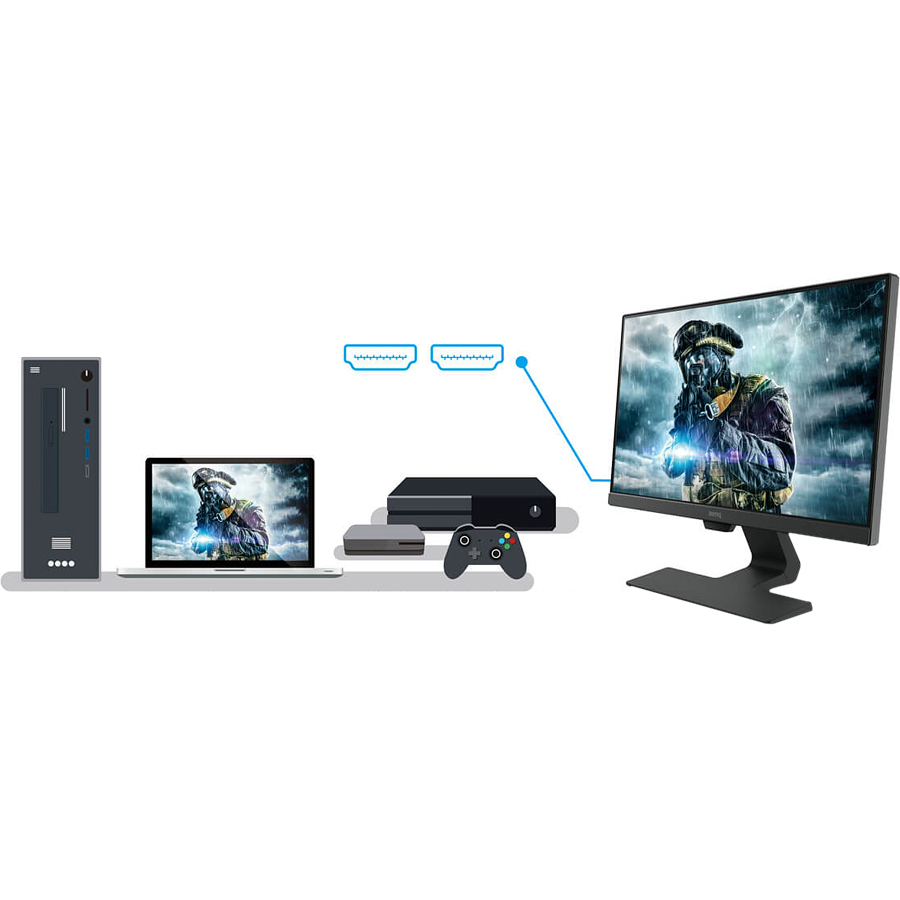 BenQ GW2283 22" Full HD 60 IPS LCD Monitor - 16:9 - Black