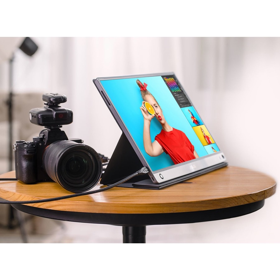 Asus ZenScreen MB16ACE 16" Class Full HD LCD Monitor - 16:9 - Dark Gray