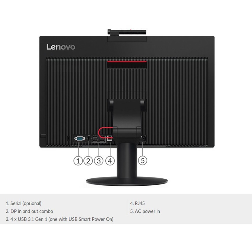 Lenovo ThinkCentre M920z 10S60043US All-in-One Computer - Intel Core i5 9th Gen i5-9400 2.90 GHz - 8 GB RAM DDR4 SDRAM - 256 GB SSD - 23.8" Full HD 1920 x 1080 Touchscreen Display - Desktop - Business Black