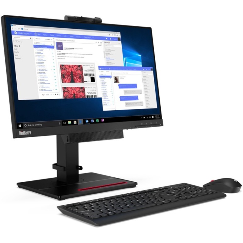 Lenovo ThinkCentre Tiny-In-One 22 Gen 4 22" Class Webcam LCD Touchscreen Monitor - 16:9 - 4 ms with OD