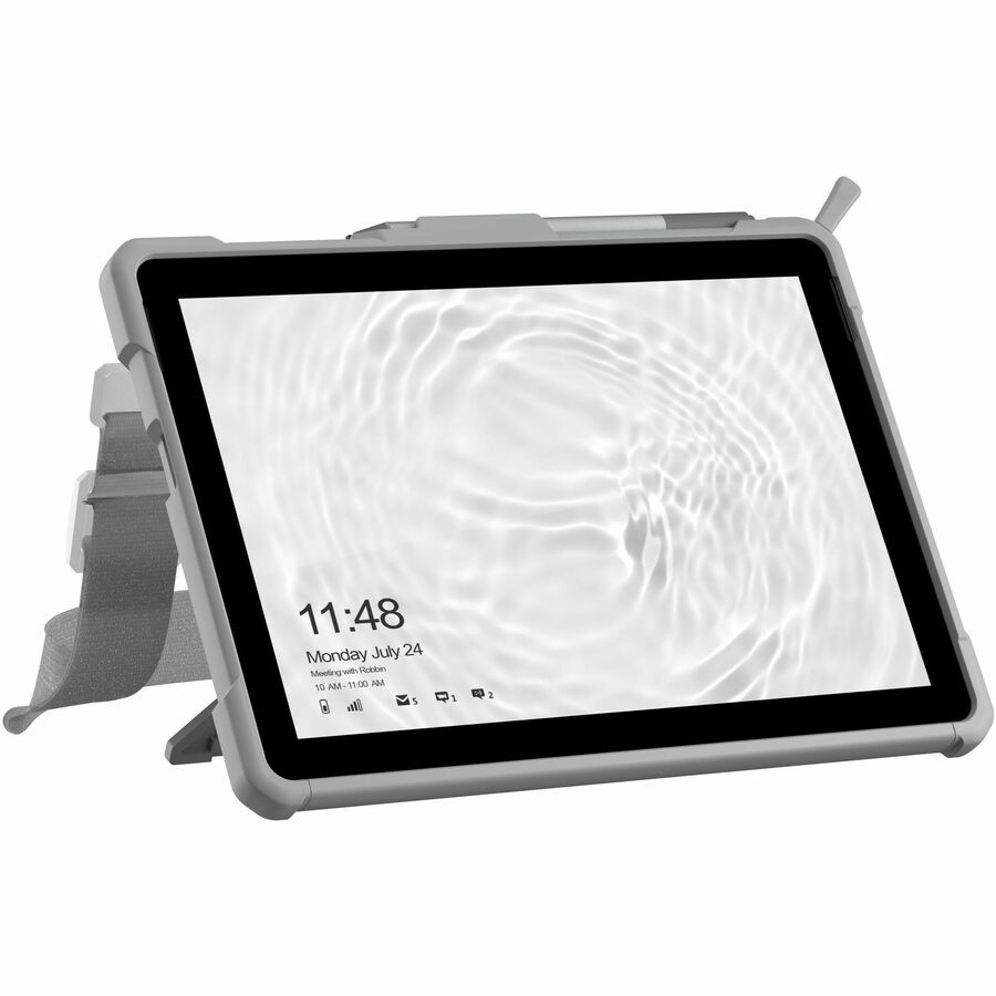 Urban Armor Gear Plasma Healthcare Carrying Case for 10.5" Microsoft Surface Go, Surface Go 2, Surface Go 3, Surface Go 4 Tablet - White, Gray