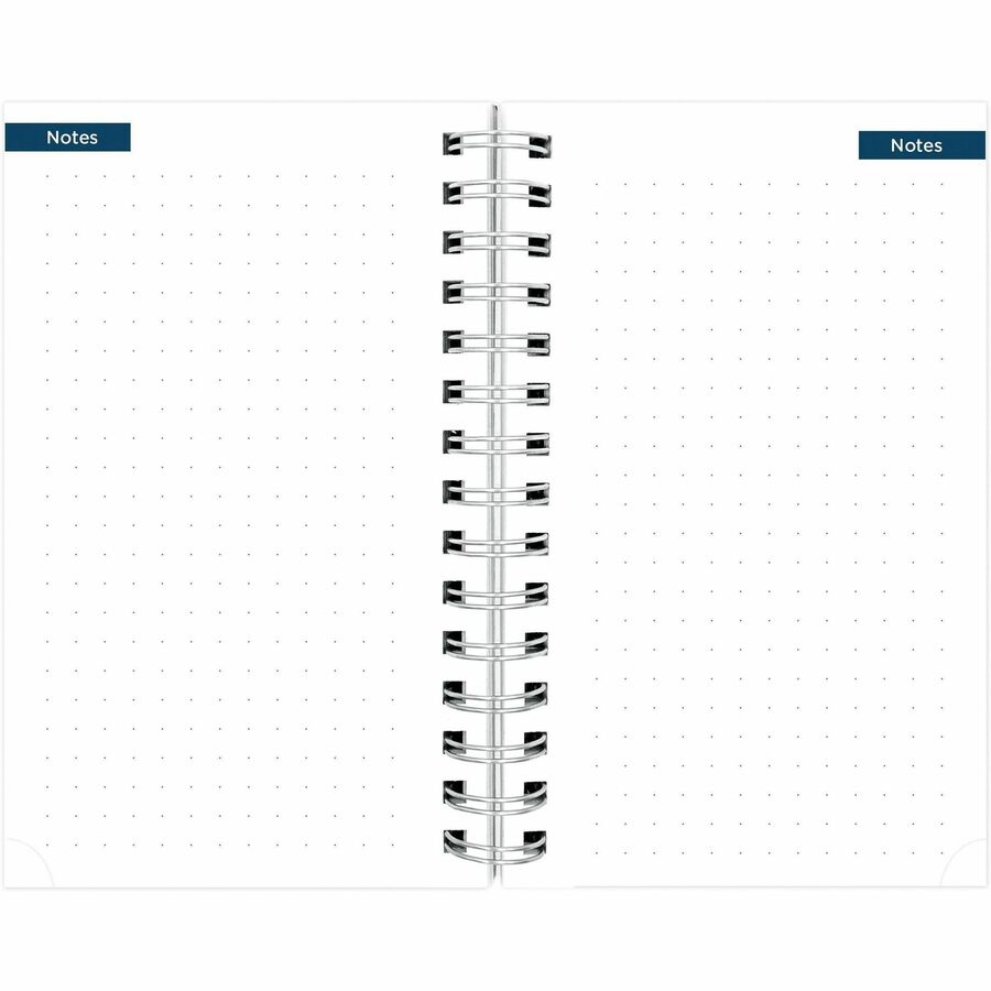 Blueline Academic Daily Planner Spring 2024-2024 - Blue - Bilingual