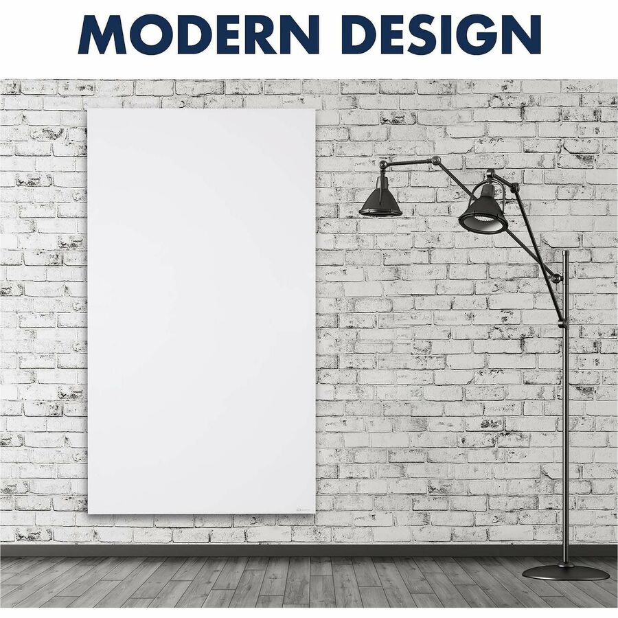 Quartet InvisaMount Vertical Glass Dry-Erase Board - 28x50