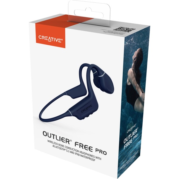 CREATIVE Outlier Free Pro Wireless Bone Conduction Headphones, Blue