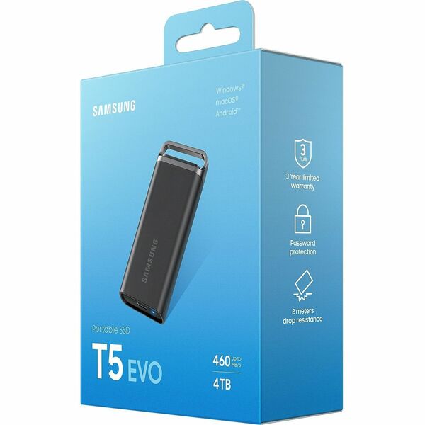 Samsung T5 EVO 4TB USB3.2  External Solid State Drive