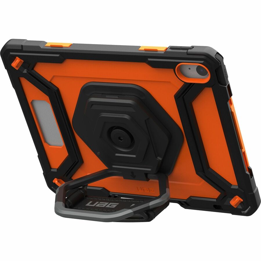 Urban Armor Gear Plasma Rugged Carrying Case for 10.9" Apple iPad (10th Generation) iPad - Black/Orange