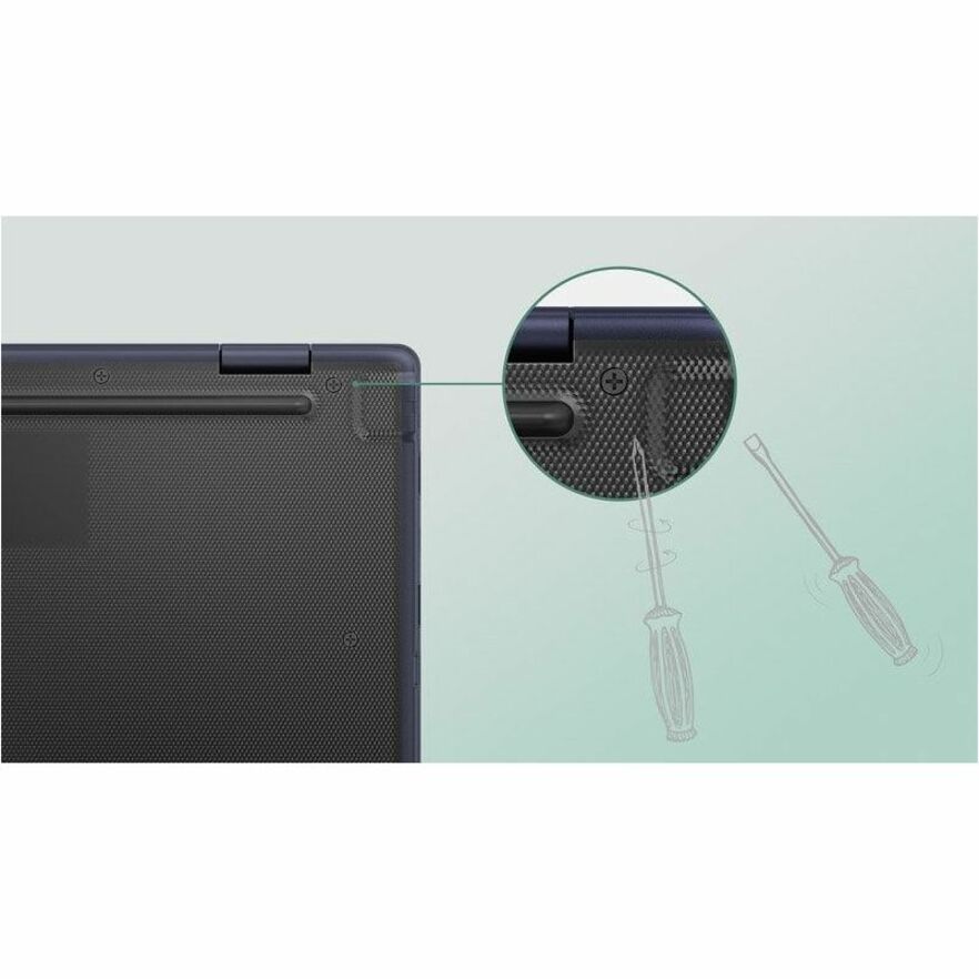 Grey ASUS Chromebook with 12.2-inch WUXGA touchscreen display — alternate view 10