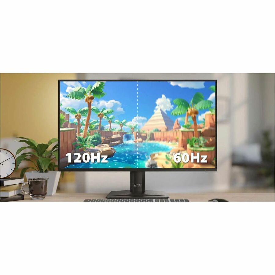 MSI PRO MP251 E2 24.5-inch Full HD IPS monitor with 120 Hz refresh and built-in speakers — alternate view 10