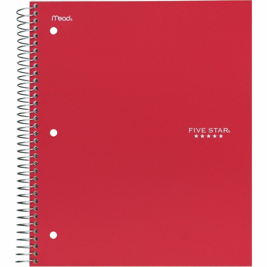 Five Star - Five Star&reg; Cahier à 2 sujets, 11 po x 10,35 po