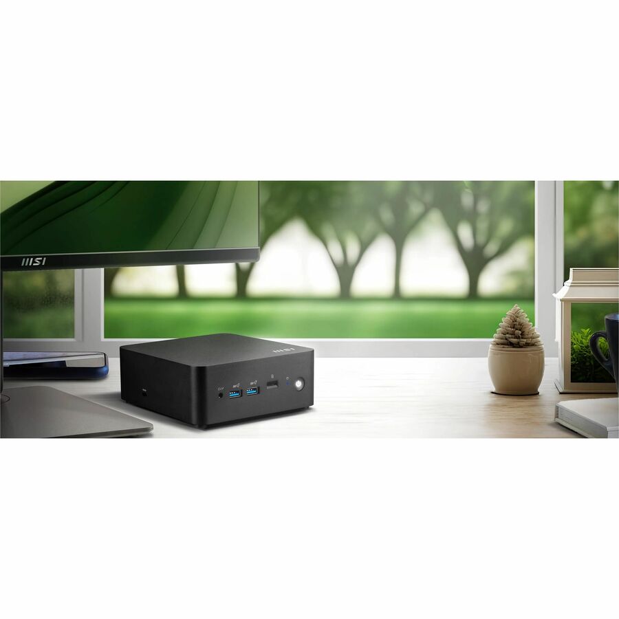 MSI Cubi NUC 13MQG 202BUS Mini Barebone PC - Intel Core i7-1365U - vPro Enterprise - 3Y Advanced Replacement