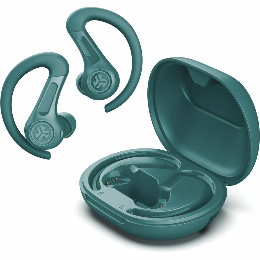 JLab JBuds Sport ANC 4 wireless teal earbuds for sport listening with active noise cancellation — alternate view 10