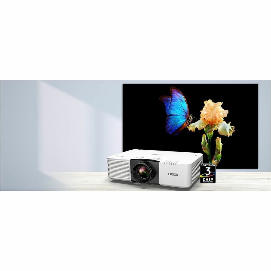 Epson PowerLite L790U Standard Throw 3LCD Projector - 21:9 - Ceiling Mountable - White