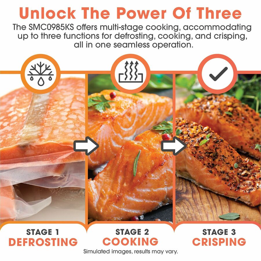 Sharp - Four &#224; micro-ondes SMC0985KSC