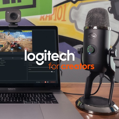 Logitech Blue Yeti Microphone, Stereo, 20 Hz to 20 kHz, Wired