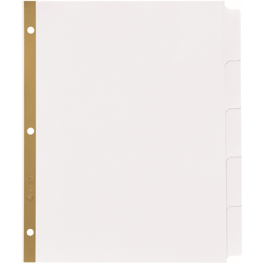 Avery&reg; - Intercalaires effa&ccedil;ables Big Tab avec 5 onglets