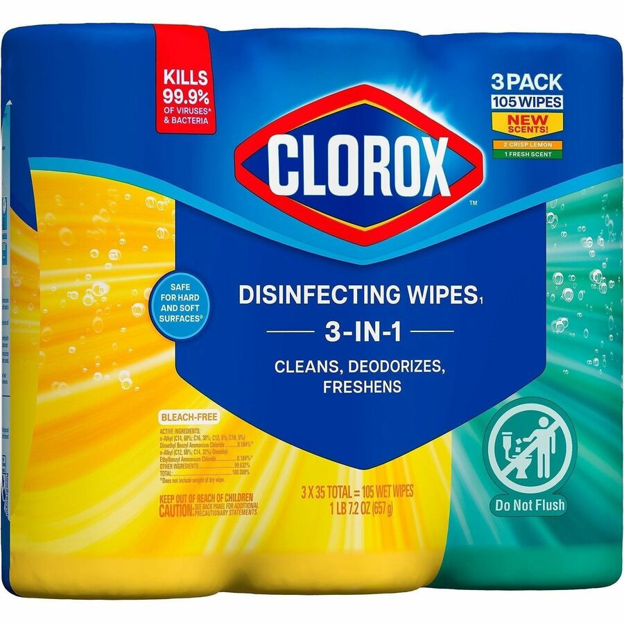 Clorox Disinfecting Cleaning Wipes Value Pack 30112 | Bulk Office