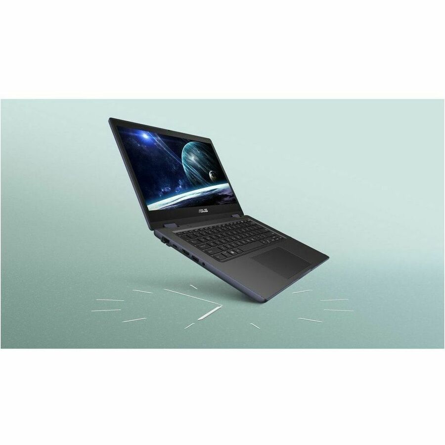 ASUS BR1402FGA 14-inch 2-in-1 laptop with touchscreen in grey — alternate view 11