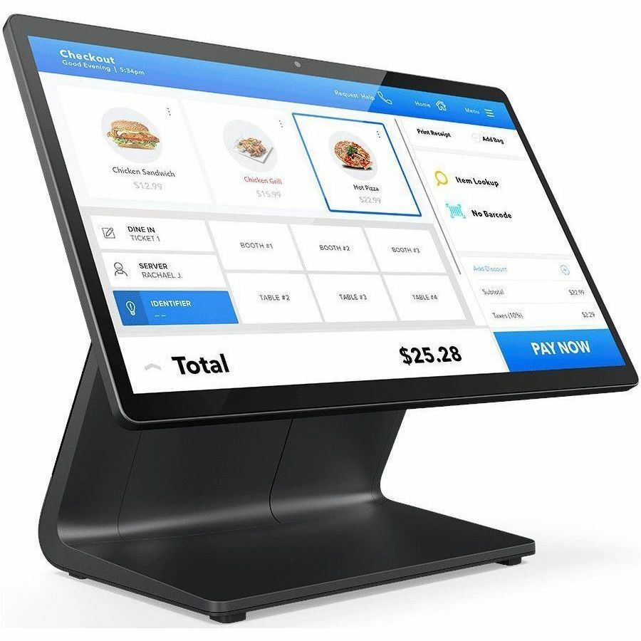 Elo all-in-one POS terminal with 8 GB RAM, single SSD, and customer-facing display configuration — alternate view 11
