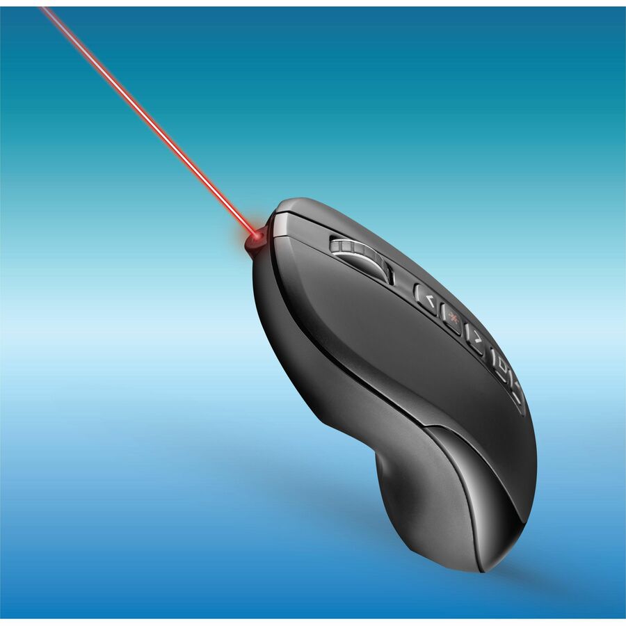 Souris Air Mouse P40 Voyage - Fr&eacute;quence radio - USB - Laser Adesso