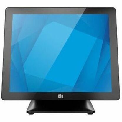Elo 17-inch all-in-one POS terminal in black for retail and hospitality counters — alternate view 11