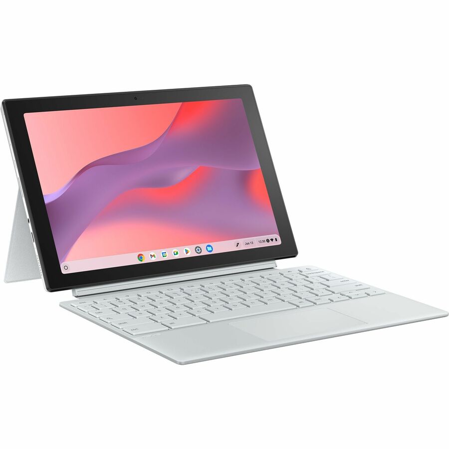 ASUS Chromebook Detachable in silver with 10.5-inch touchscreen and detachable keyboard — alternate view 11