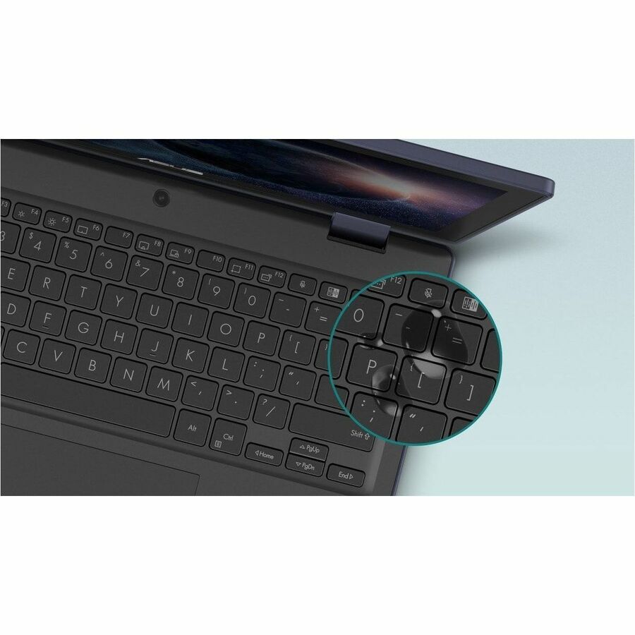 ASUS BR1204FGA 12.2-inch 2-in-1 notebook with WUXGA touchscreen and mineral grey finish — alternate view 11